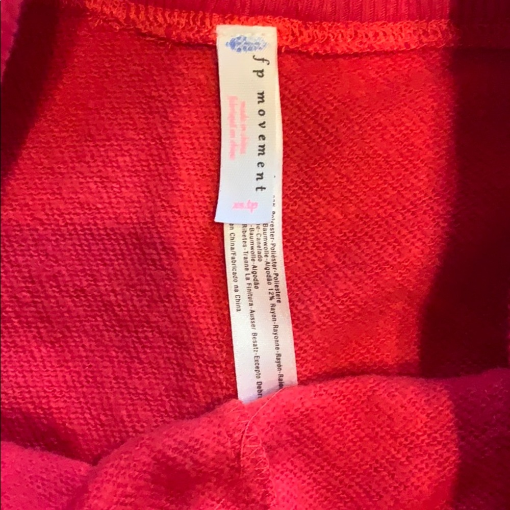 COPY - Red snap up Free People Pants - Picture 3 of 3
